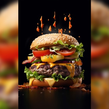 <a class=ContentLinkGreen href=/fr/kits_graphiques_templates_illustrations.html>Illustrations</a></font> burger grillades 413390