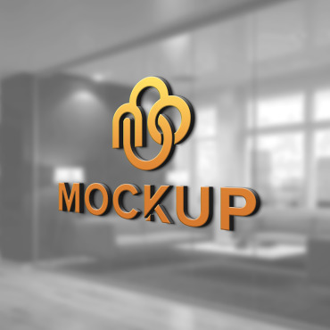 Metal Logo Product Mockups 413412