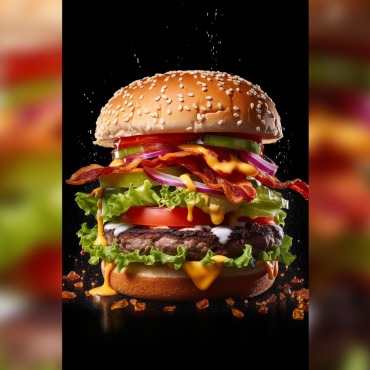 <a class=ContentLinkGreen href=/fr/kits_graphiques_templates_illustrations.html>Illustrations</a></font> burger grillades 413435