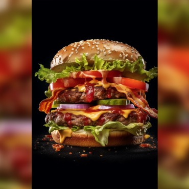 <a class=ContentLinkGreen href=/fr/kits_graphiques_templates_illustrations.html>Illustrations</a></font> burger grillades 413436