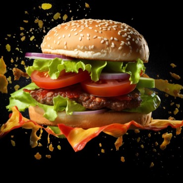 <a class=ContentLinkGreen href=/fr/kits_graphiques_templates_illustrations.html>Illustrations</a></font> burger grillades 413439