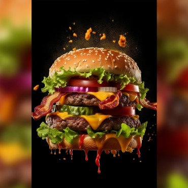 <a class=ContentLinkGreen href=/fr/kits_graphiques_templates_illustrations.html>Illustrations</a></font> burger grillades 413455