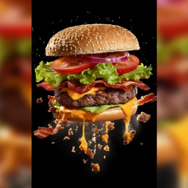 <a class=ContentLinkGreen href=/fr/kits_graphiques_templates_illustrations.html>Illustrations</a></font> burger grillades 413456