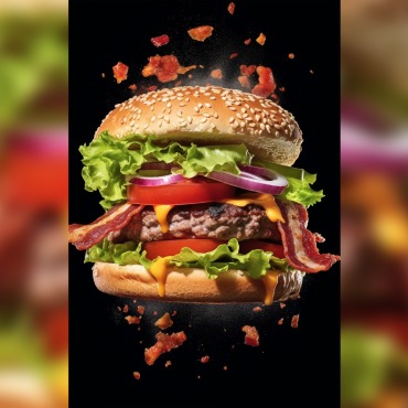 <a class=ContentLinkGreen href=/fr/kits_graphiques_templates_illustrations.html>Illustrations</a></font> burger grillades 413460