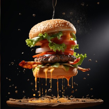 <a class=ContentLinkGreen href=/fr/kits_graphiques_templates_illustrations.html>Illustrations</a></font> burger grillades 413465