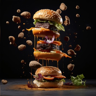 <a class=ContentLinkGreen href=/fr/kits_graphiques_templates_illustrations.html>Illustrations</a></font> burger grillades 413466