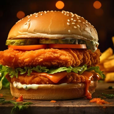 Burger Grilled Illustrations Templates 413547