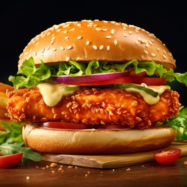 Burger Grilled Illustrations Templates 413548