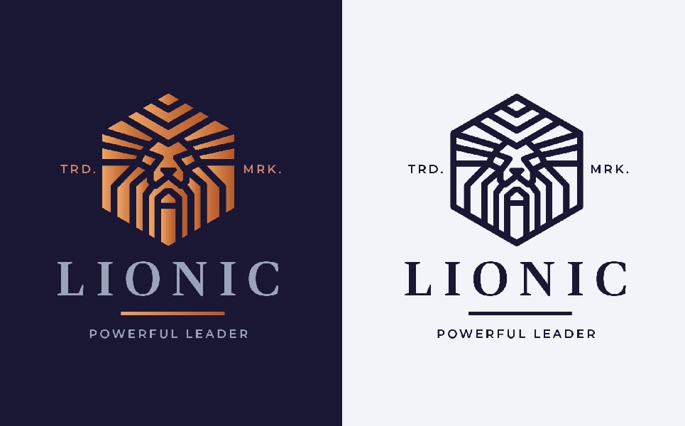 Lionic Lion Head Professional Logo
