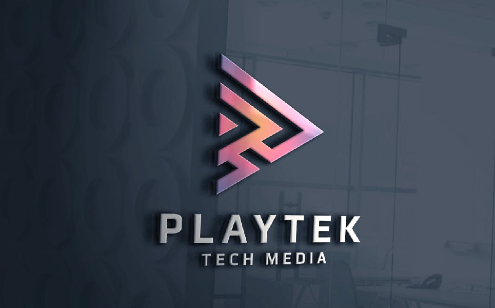Playtek Media Play Proffesional Logo