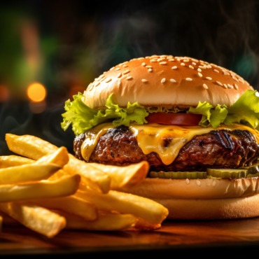 Burger Grilled Illustrations Templates 413562