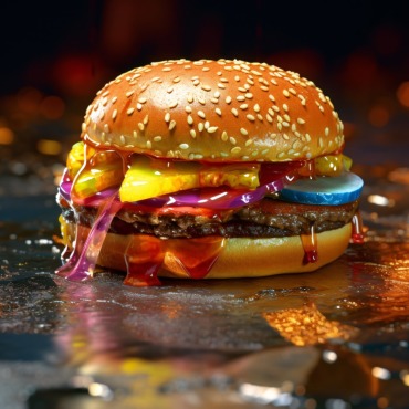 Burger Grilled Illustrations Templates 413574