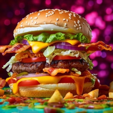 <a class=ContentLinkGreen href=/fr/kits_graphiques_templates_illustrations.html>Illustrations</a></font> burger grillades 413580