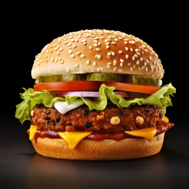 Burger Grilled Illustrations Templates 413595
