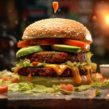 Burger Grilled Illustrations Templates 413600