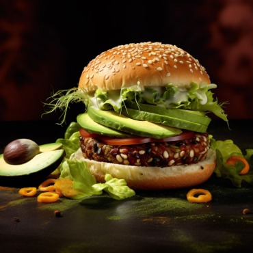 Burger Grilled Illustrations Templates 413602