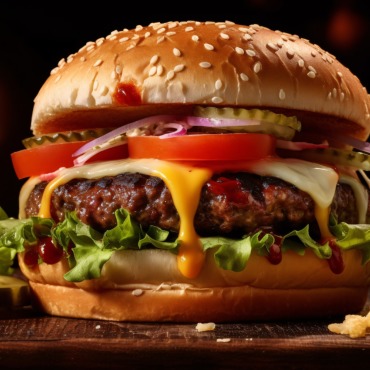 Burger Grilled Illustrations Templates 413622