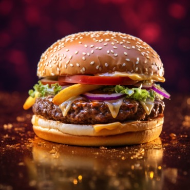 Burger Grilled Illustrations Templates 413627