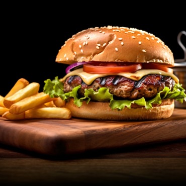 Burger Grilled Illustrations Templates 413642