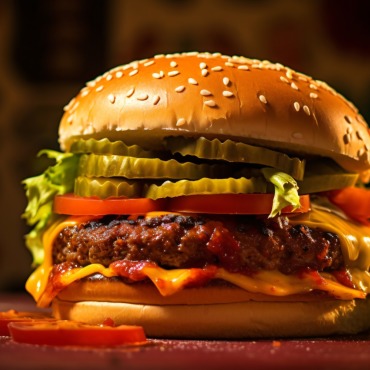 Burger Grilled Illustrations Templates 413647