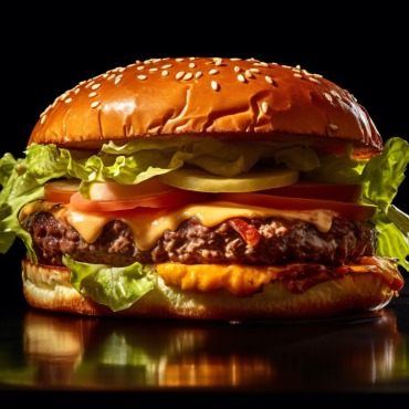 Burger Grilled Illustrations Templates 413648