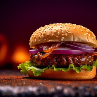 Burger Grilled Illustrations Templates 413651