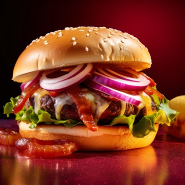 Burger Grilled Illustrations Templates 413652