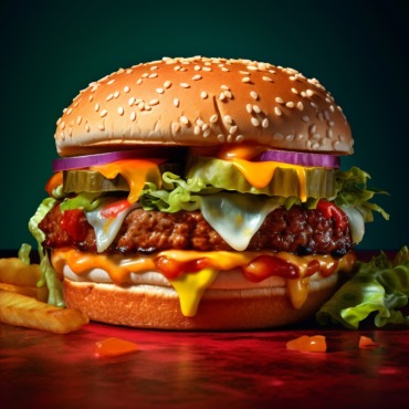 Burger Grilled Illustrations Templates 413659
