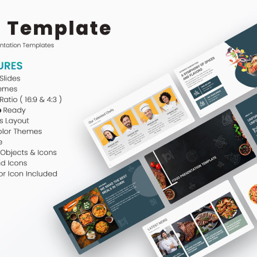 Cuisine Cooking PowerPoint Templates 413741