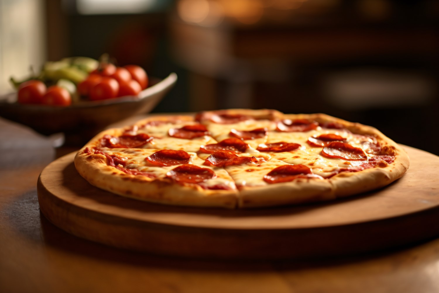 Concept Pizzerias With Delicious Taste Pepperoni Pizza 104