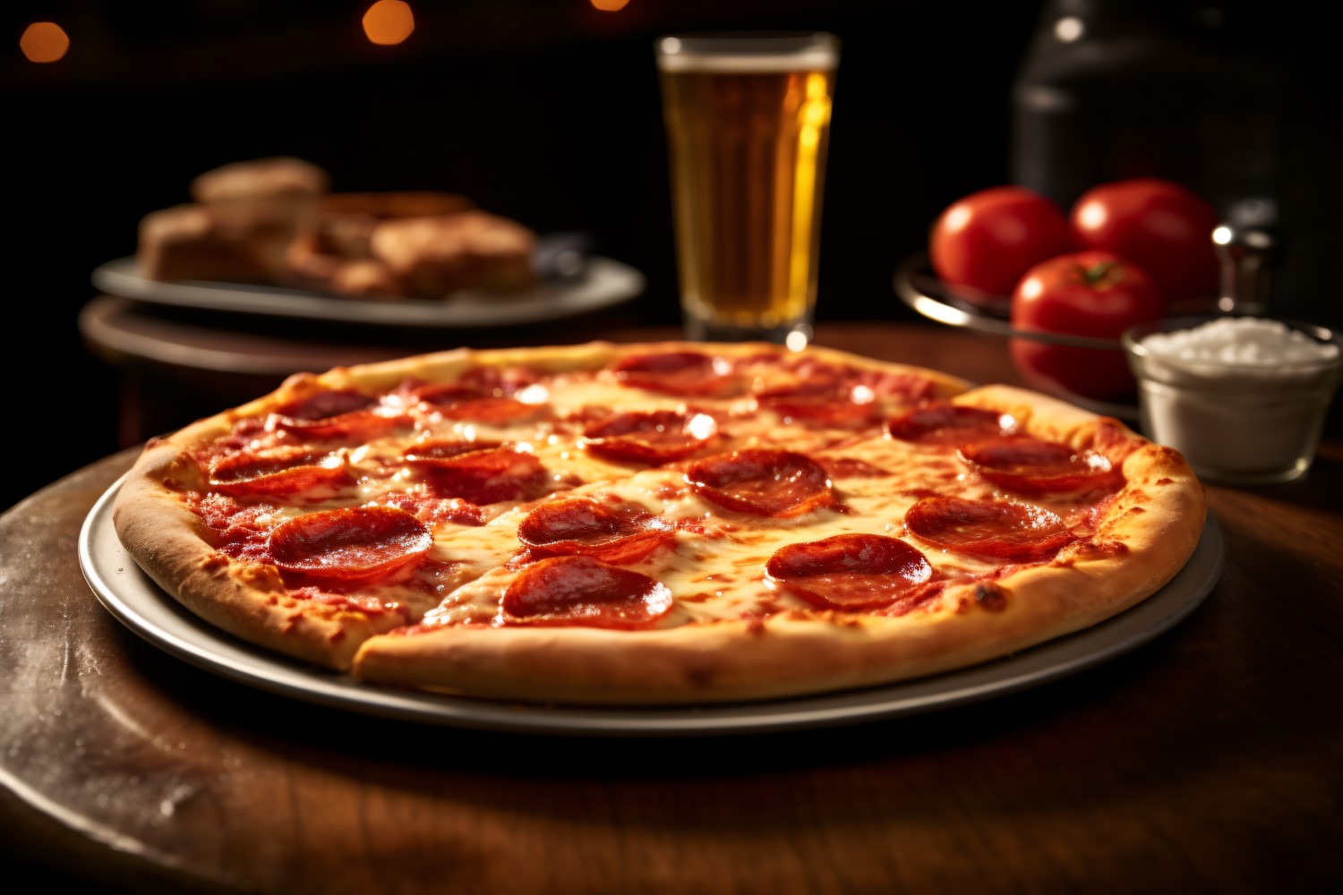 Concept Pizzerias With Delicious Taste Pepperoni Pizza 54