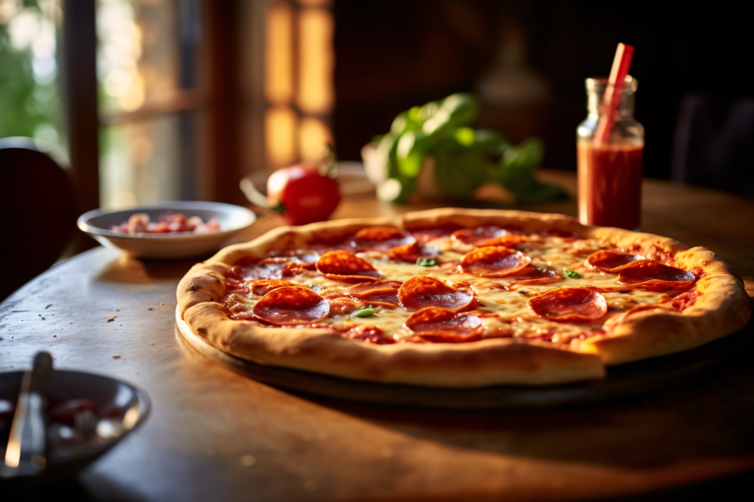 Concept Pizzerias With Delicious Taste Pepperoni Pizza 59