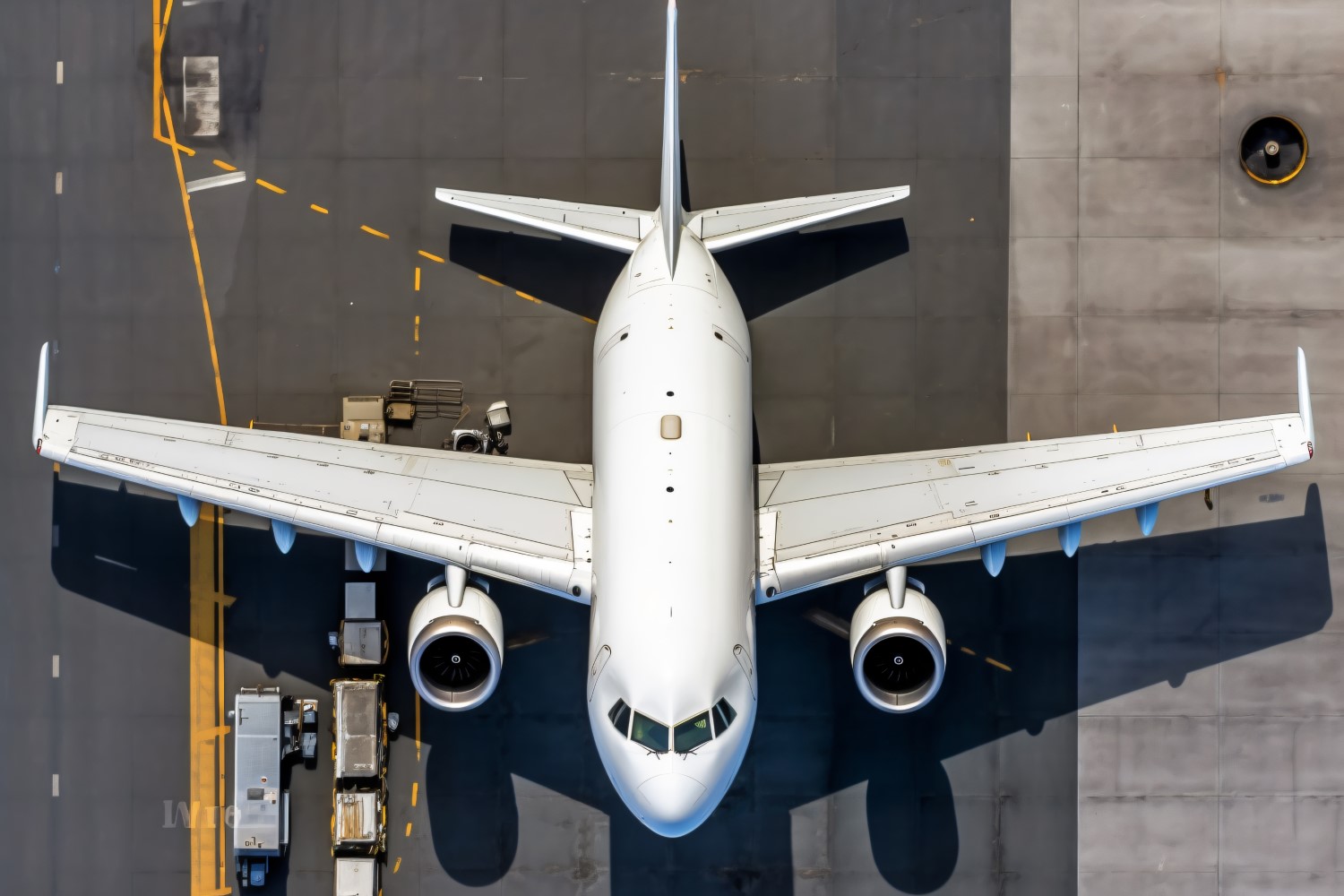 Airbus Top view stock photography 01