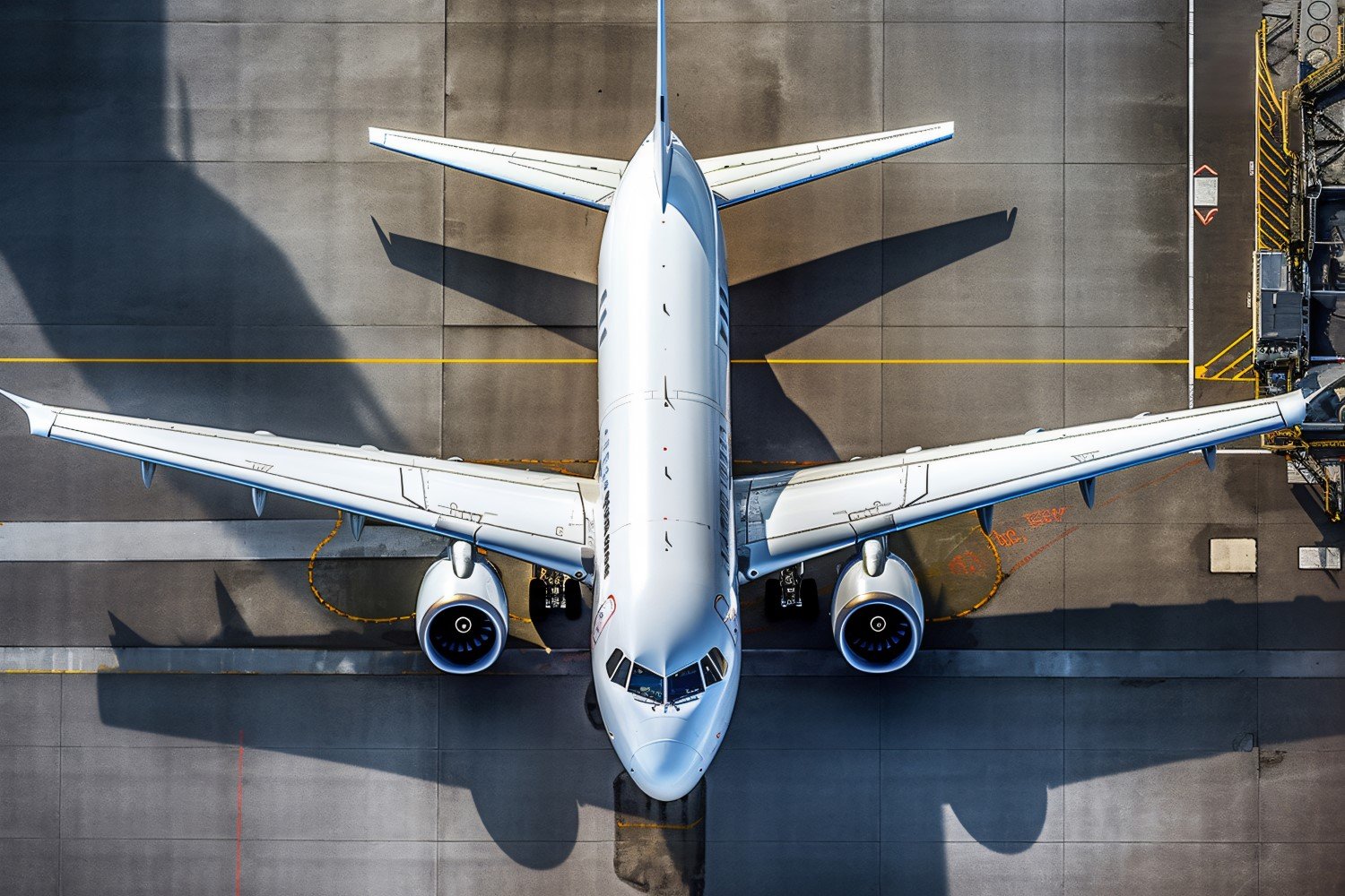 Airbus Top view stock photography 03