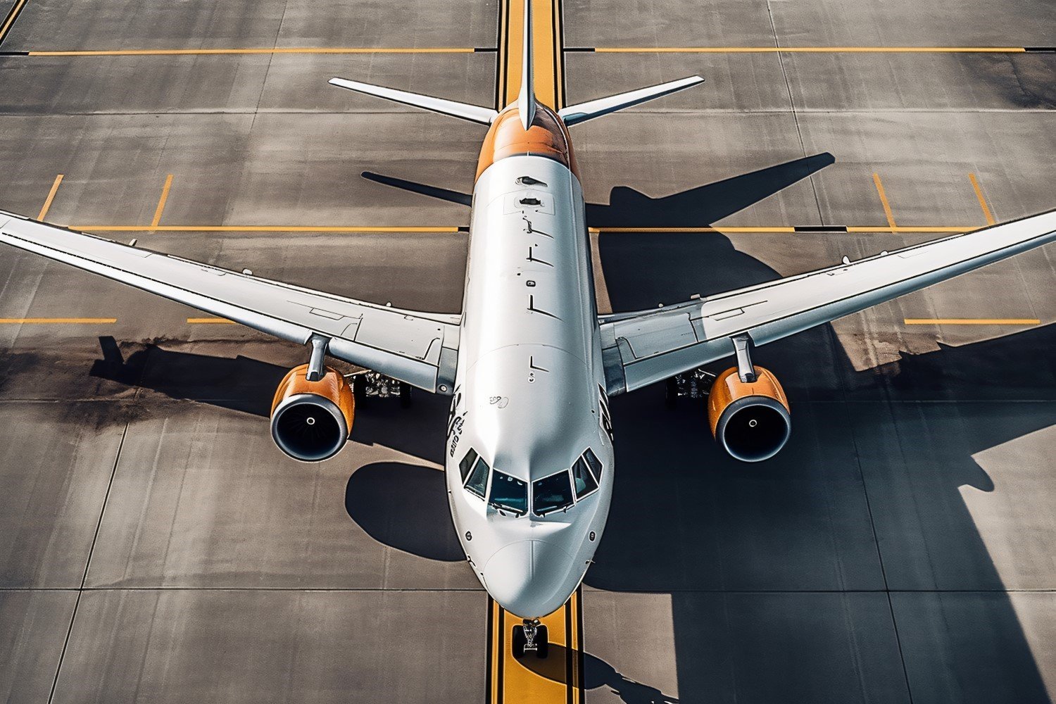 Airbus Top view stock photography 109