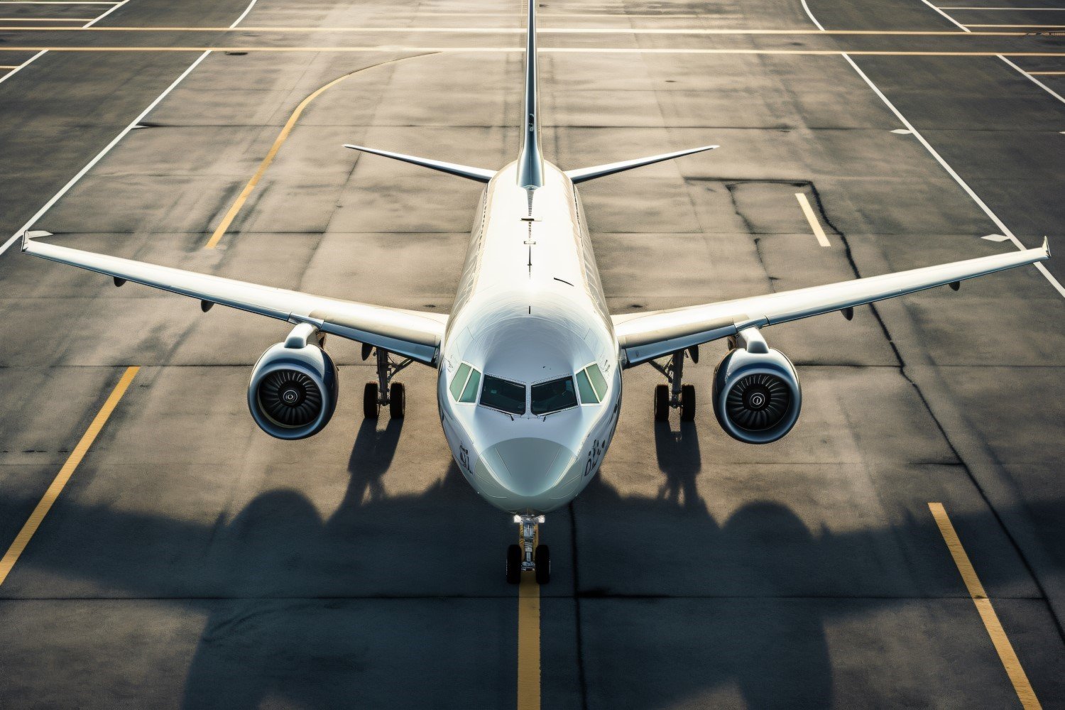 Commercial Airbus Charter Airline front view Photography 110