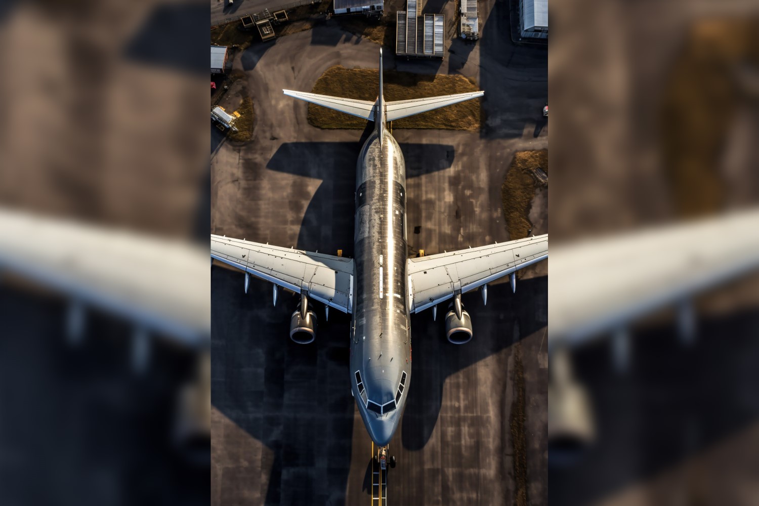 Airbus Top view stock photography 123