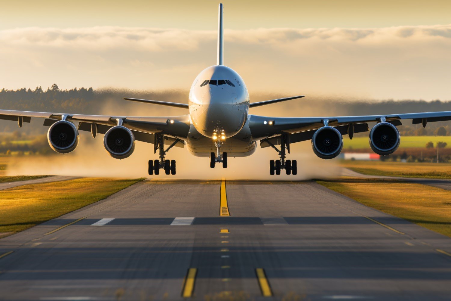 Commercial Airbus Charter Airline front view Photography 148