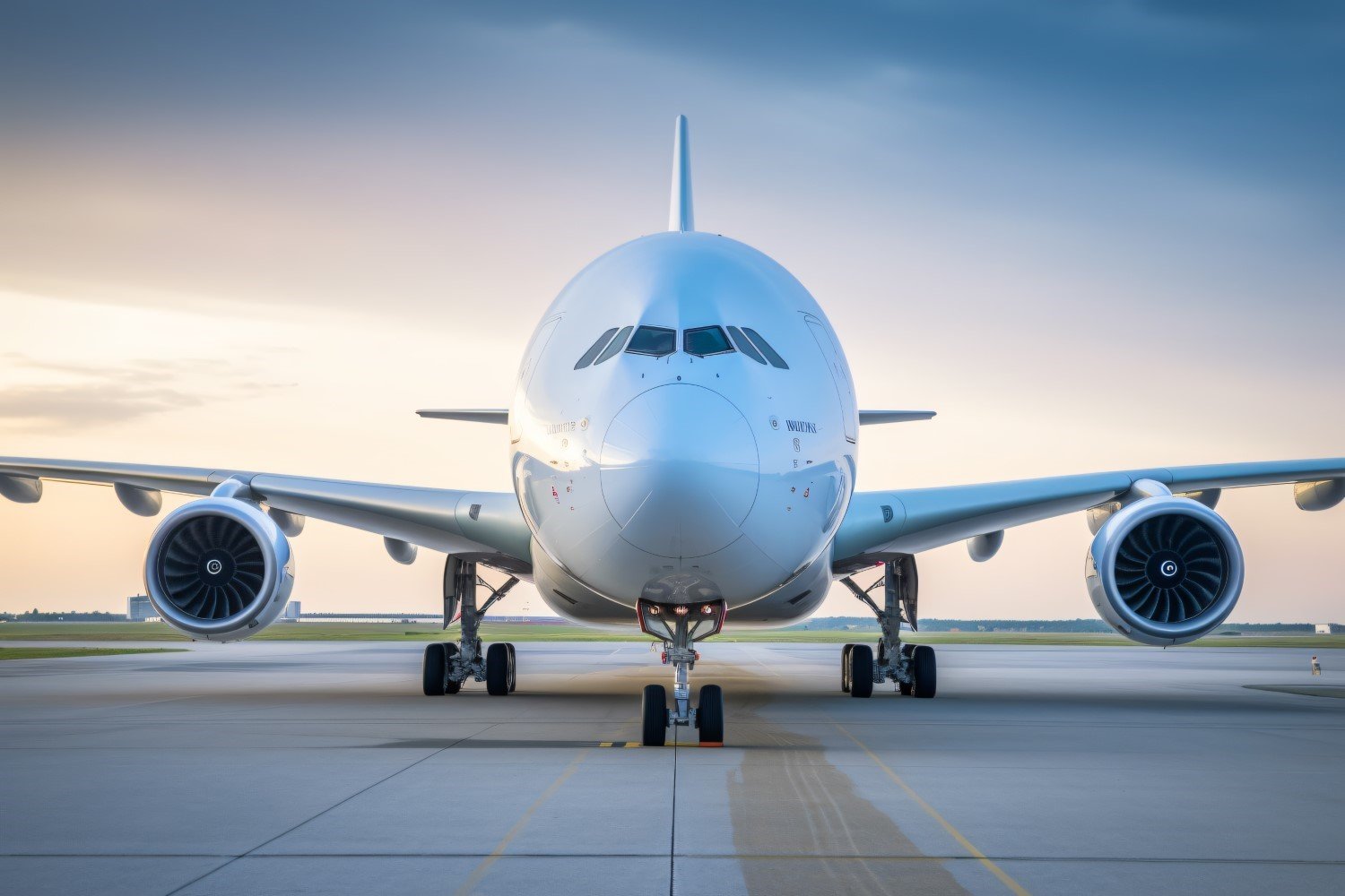 Commercial Airbus Charter Airline front view Photography 198