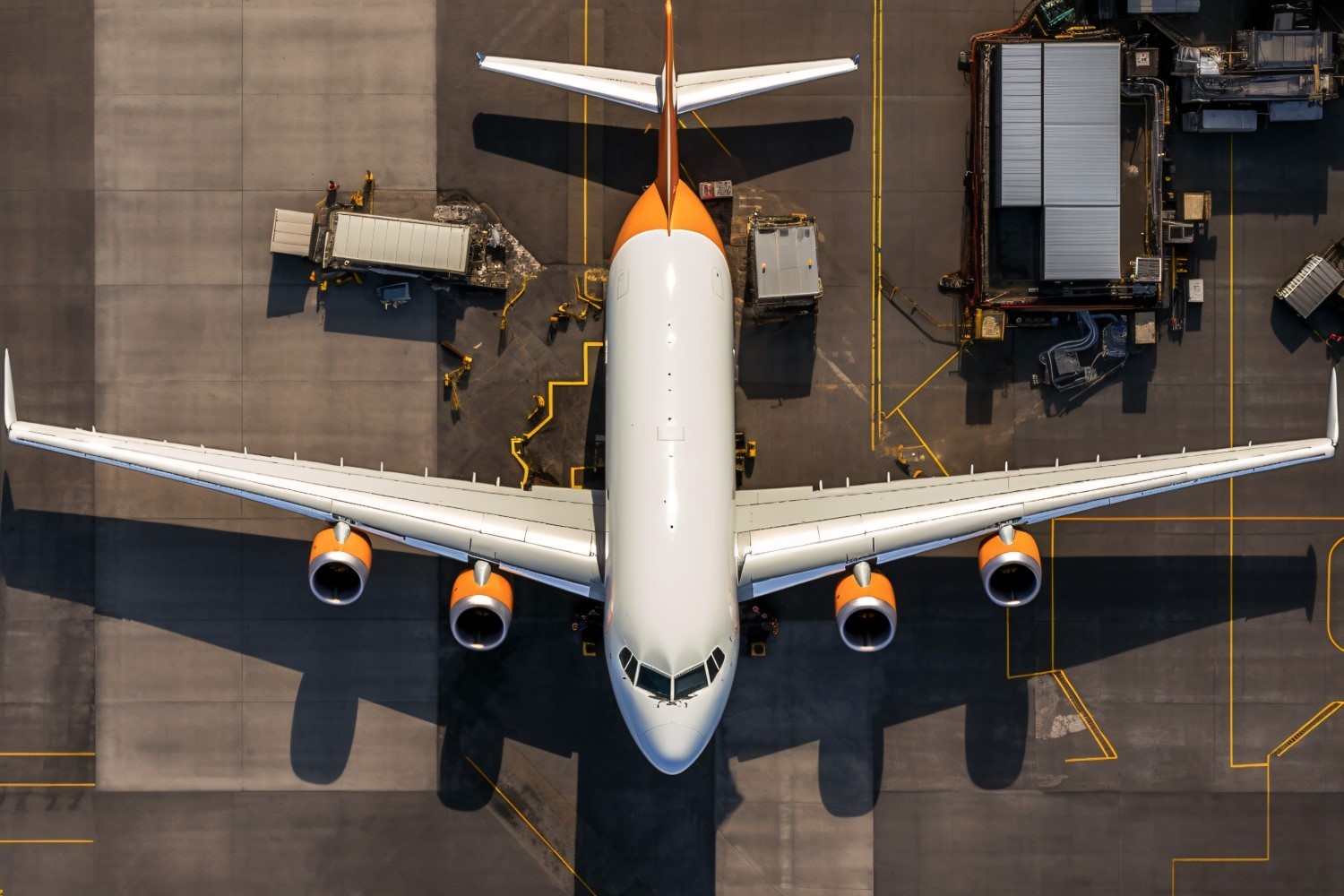 Airbus Top view stock photography 292