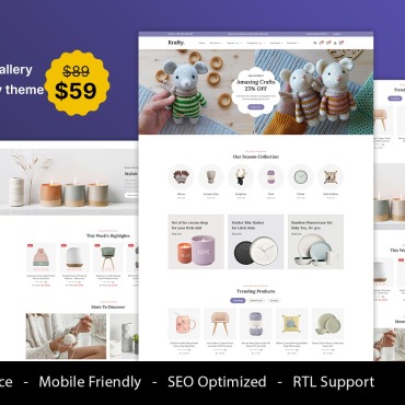 Artist Crafts Shopify Themes 414436