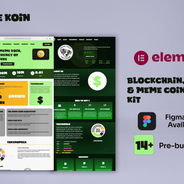 Blockchain Modern Elementor Kits 414449