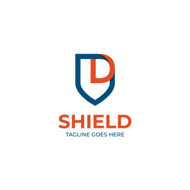D Shield Logo Templates 414931