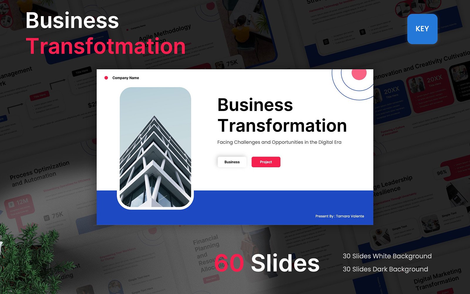 Business Transformation Keynote Template