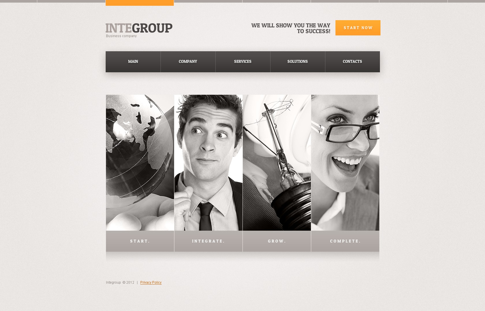 Advertising Agency Website Template