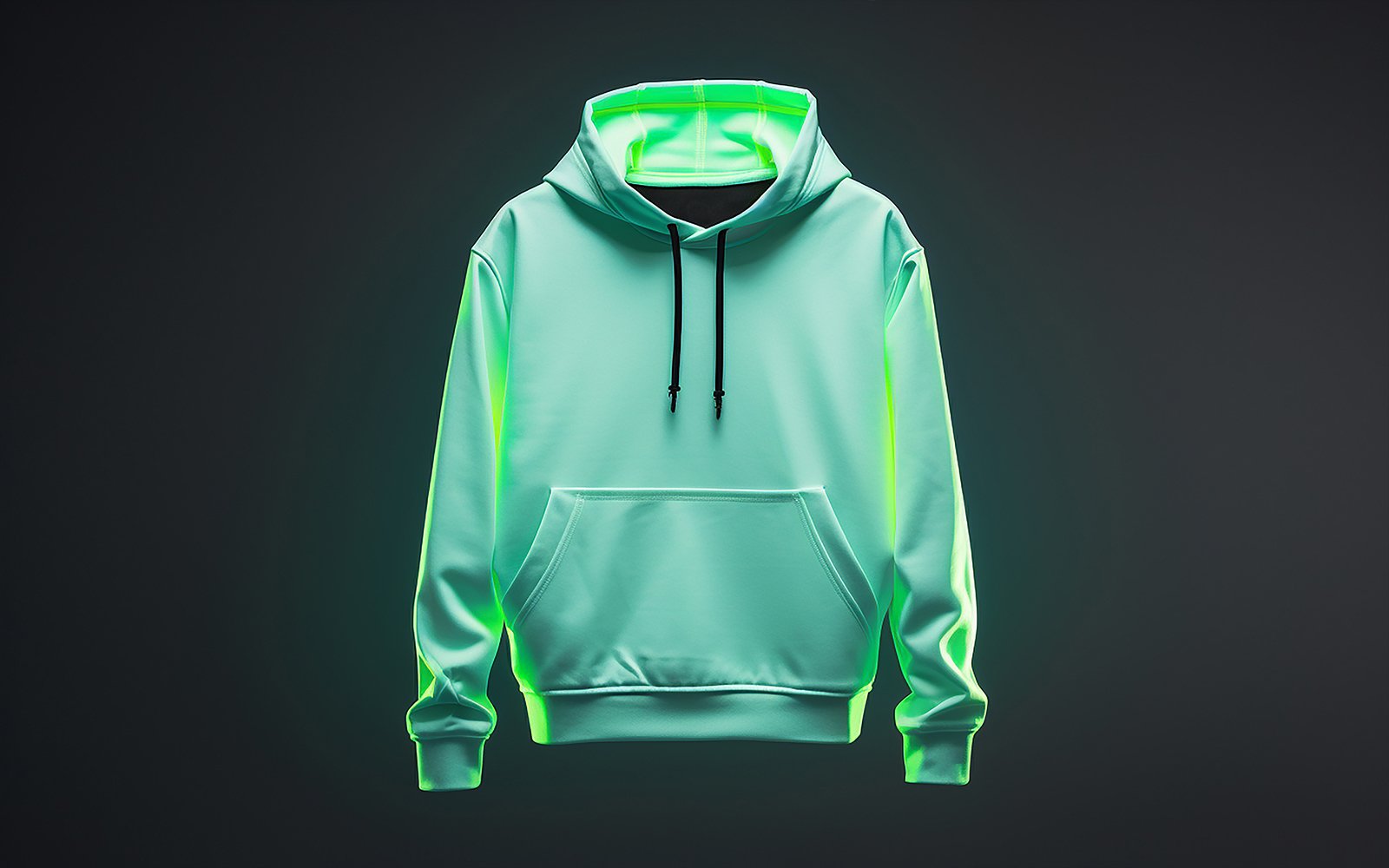 Women's hoodie with neon action_Women's blank neon action hoodie