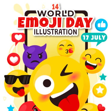 Day Emoji Illustrations Templates 415211