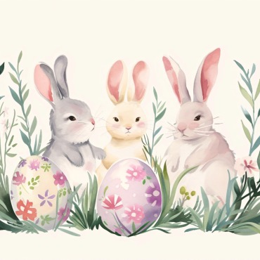 Bunny Giant Illustrations Templates 415228