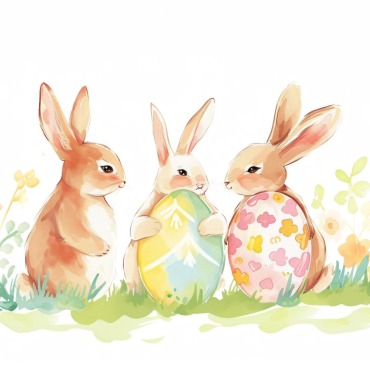 Bunny Giant Illustrations Templates 415230