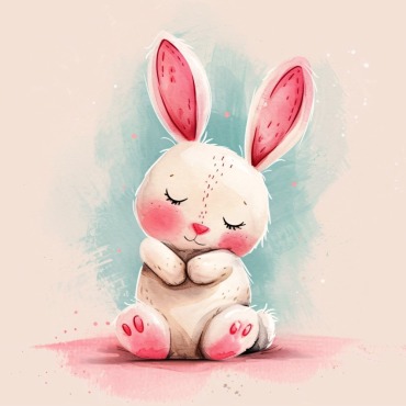 Bunny Giant Illustrations Templates 415247